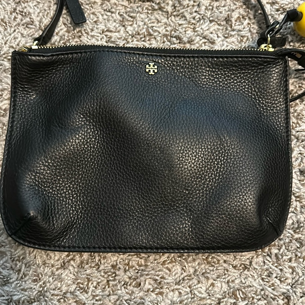 Tory Burch black clutch crossbag with tassel